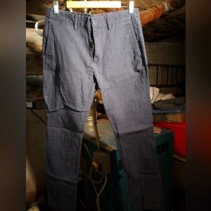 Navy Slim Fit Khaki Pants